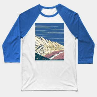 Navajo Sandstone at San Rafael Swell Eastern Utah USA WPA Art Poster Baseball T-Shirt